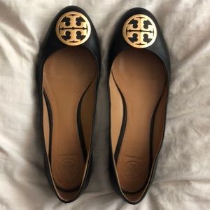 Black Tory Burch flats sz 9